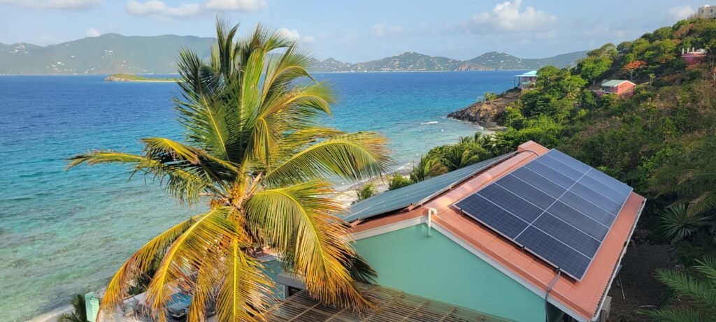 Off-grid solar power installation in Thailand with battery storage