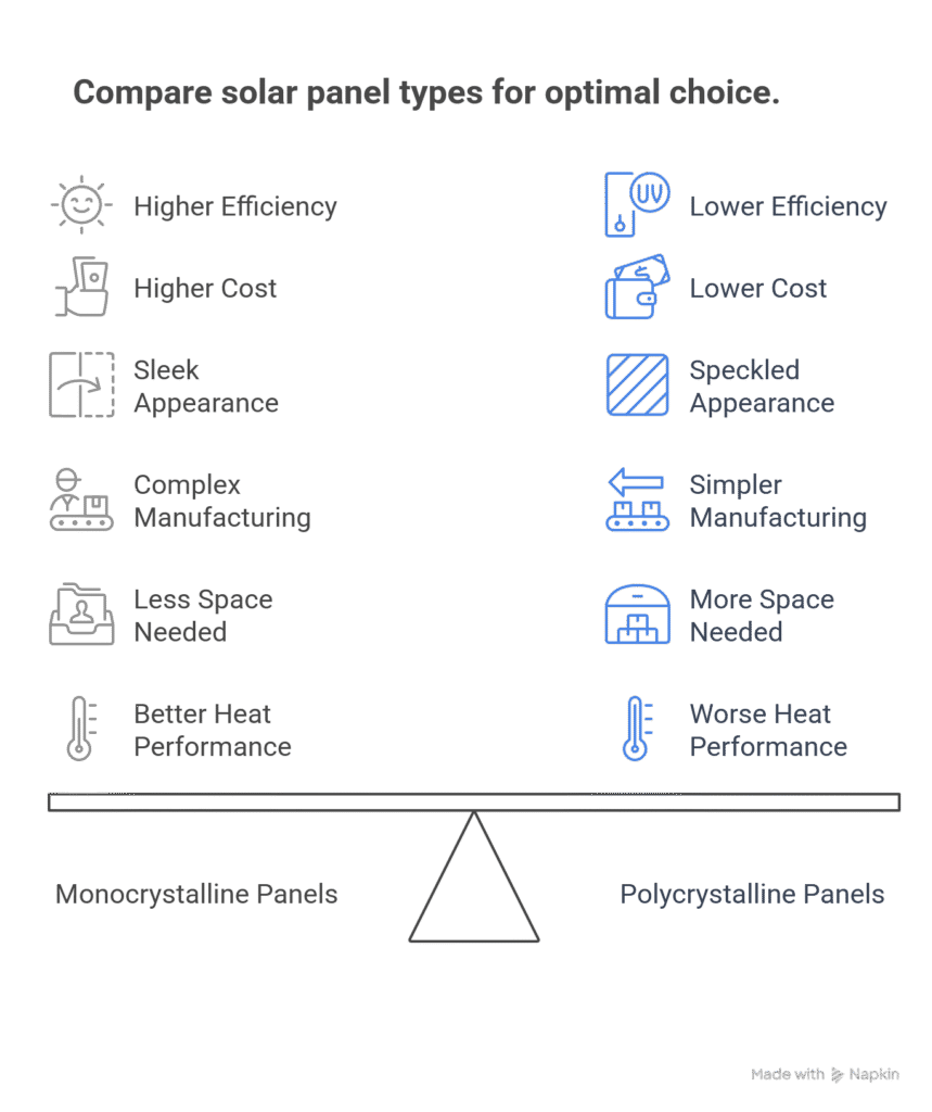 Mono vs. Poly Solar Panels - An Infographic-Guide